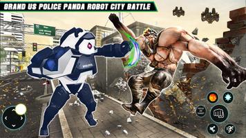 Police Panda Robot Battle Game 截圖 2