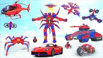 Spider Robot Games : Robot Car 海報