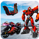 Flying Bat Robot Fighting Game APK