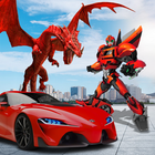 Dragon Robot Car Transforming أيقونة