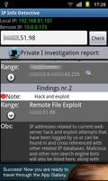 برنامه‌نما IP info Detective عکس از صفحه