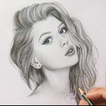 Offline girls drawings icon