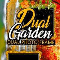 Garden Double Photo Frame App Affiche