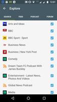 NewsFeedly - Continuous News & Podcast Player syot layar 2