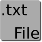 آیکون‌ txtFile