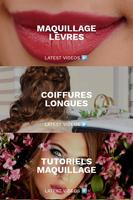 Application de conseils beauté Affiche