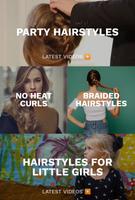 Hairstyles for your face پوسٹر