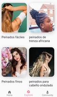 App para peinados de mujer captura de pantalla 1