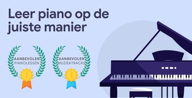 Pianolessen - Piano leren-poster