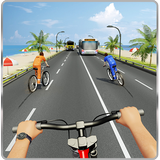 Xe đạp quad đua 3D biểu tượng