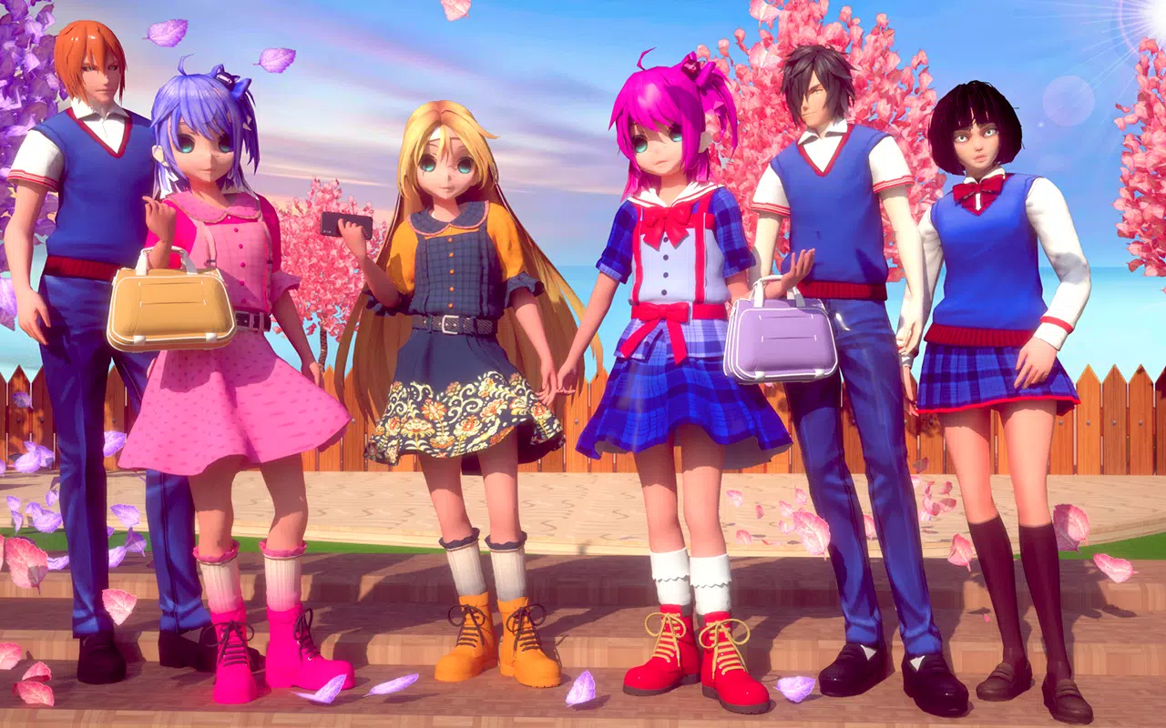 🔥 Download Sakura girls Pro Anime love novel 0.12 [Mod Money] APK MOD. A  colorful anime-style dating simulator 