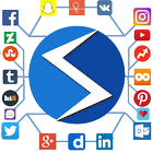 All Social Media apps in one app -All Social sites आइकन