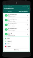 Audio Recorder ảnh chụp màn hình 2