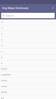 Eng-Myan Dictionary پوسٹر