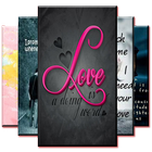 HD Love Quotes Wallpapers ícone