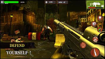 zombie gila peperangan: terbaik penembakan screenshot 1