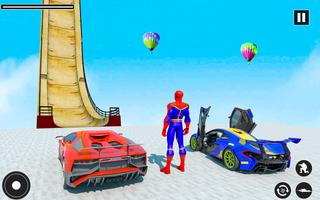 Superhero Car Games: Car Stunt capture d'écran 1