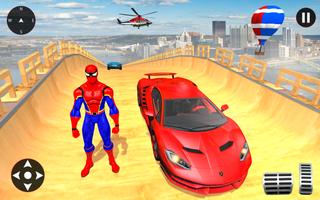 Superhero Car Games: Car Stunt capture d'écran 2