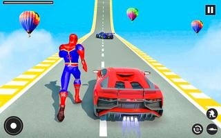 Superhero Car Games: Car Stunt capture d'écran 3