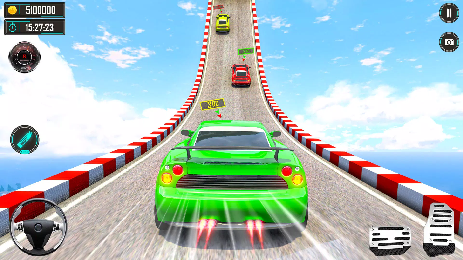 Jogos de Carros - Impossible GT Car Racing Stunts Cap. 2 - Faixas