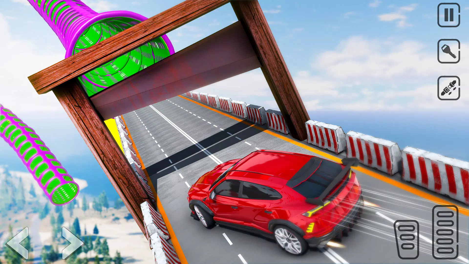 Jogos de Carros - Impossible GT Car Racing Stunts Cap. 2 - Faixas