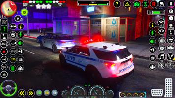 pak policía coche parking sim captura de pantalla 1