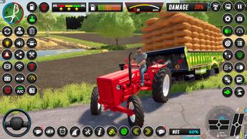 Tractor Games: Farming Game 3D постер