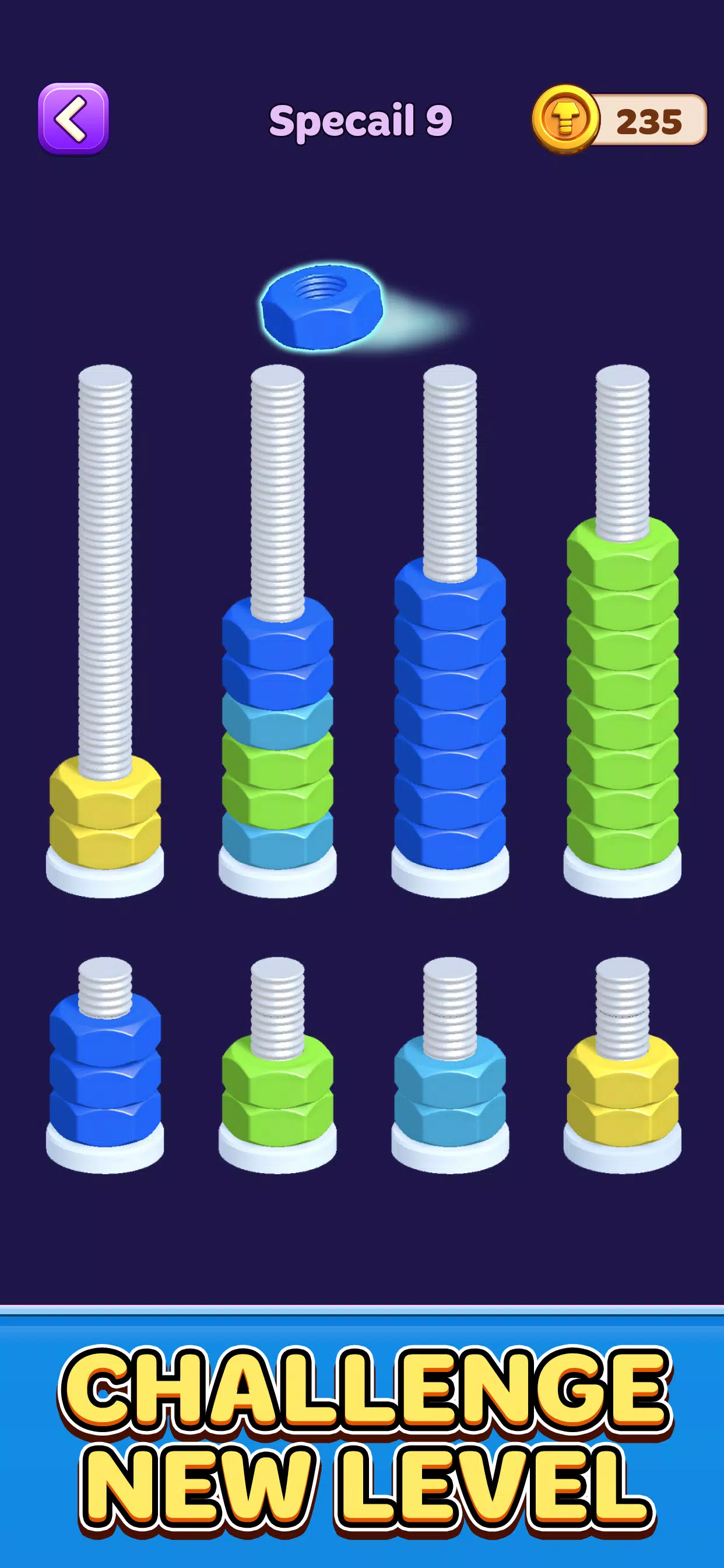 Nut Journey: Color Sort Game