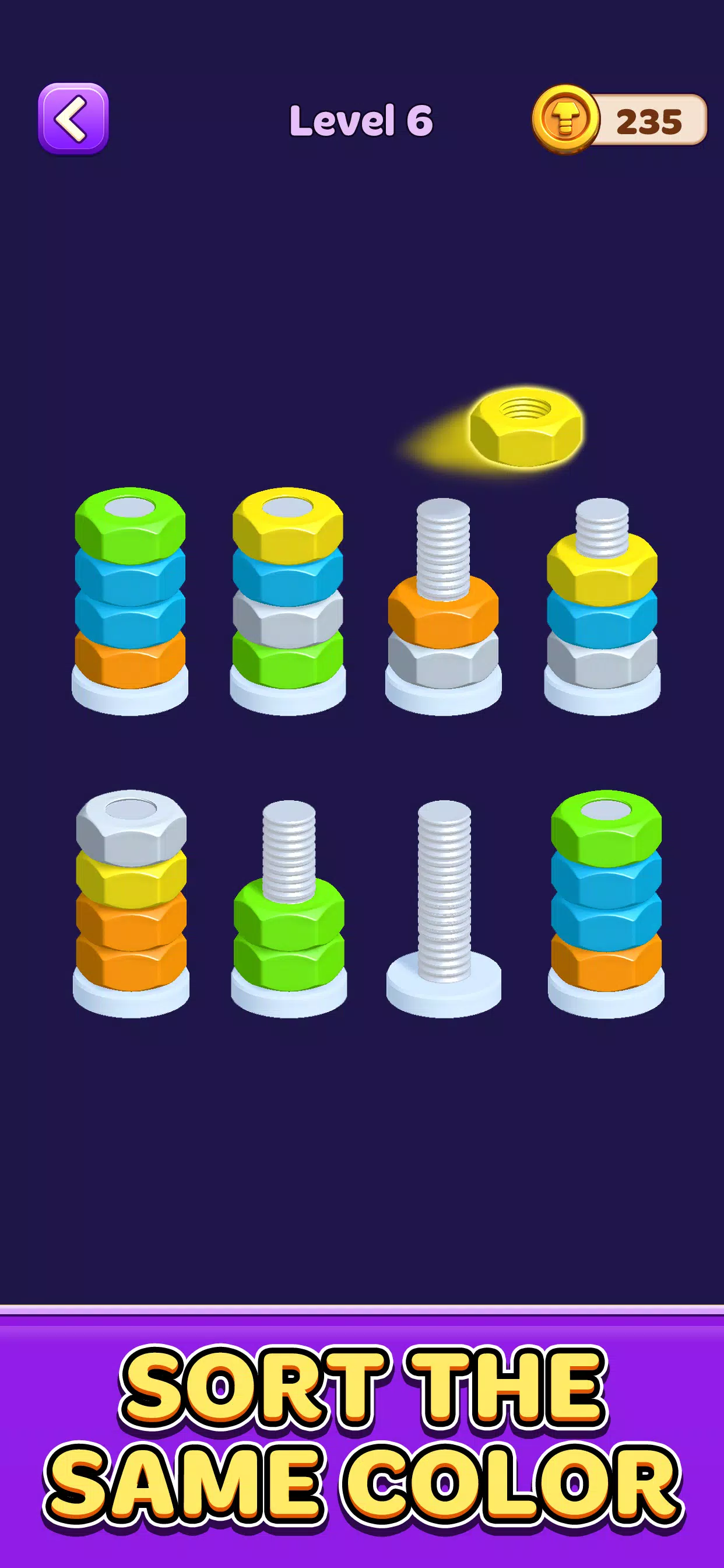 Nut Journey: Color Sort Game