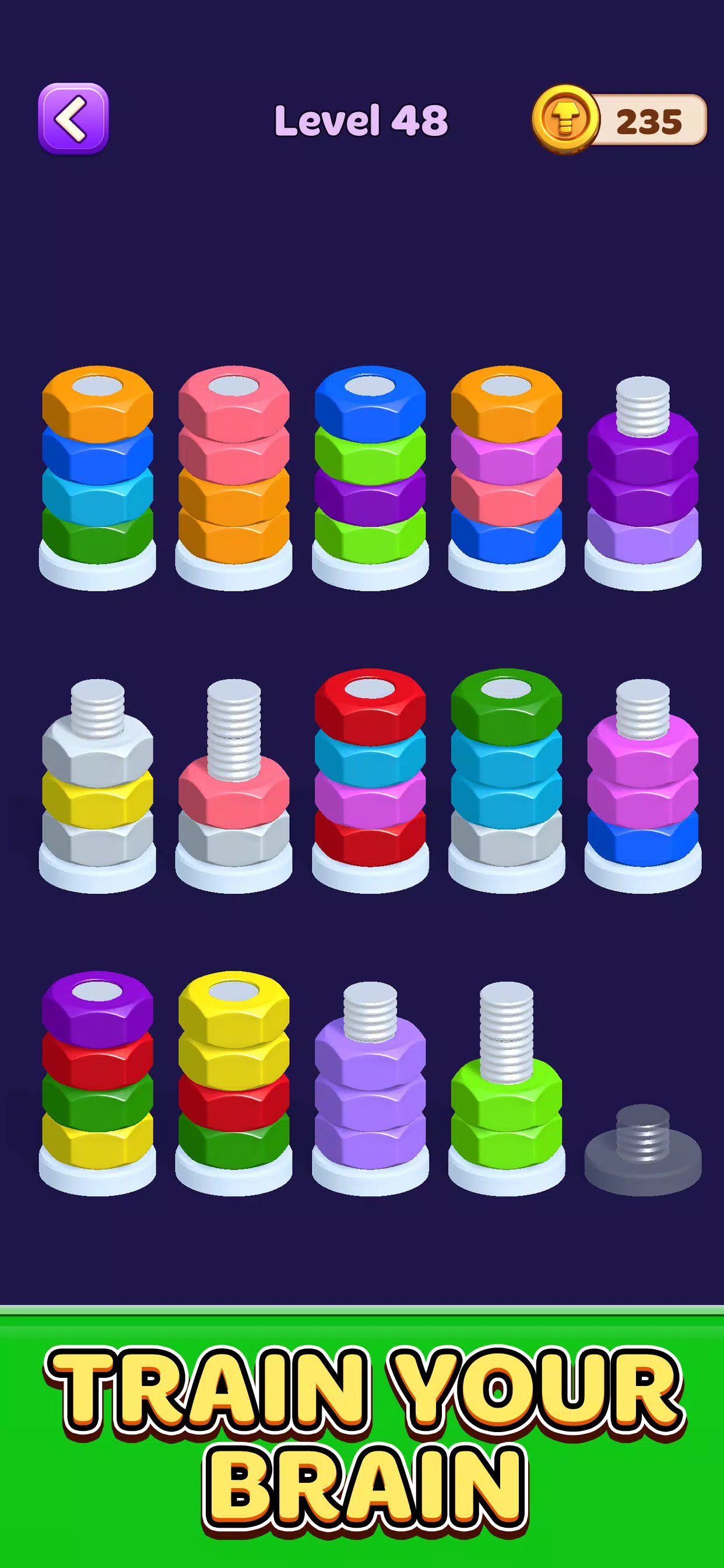 Nut Journey: Color Sort Game