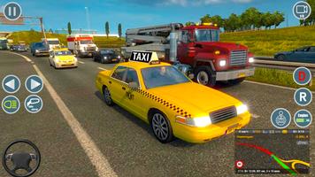 mega kota taksi sopir 3D permainan screenshot 1