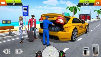 mega kota taksi sopir 3D permainan syot layar 2