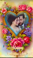 پوستر Valentine day photo frame