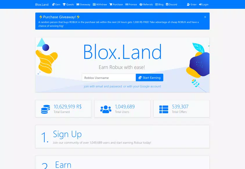 NEW PROMO** FREE ROBUX Promo code for BLOX.LAND! How to Earn From