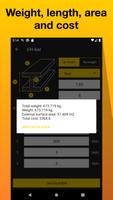 Metal weight calculator. Calculation with formula تصوير الشاشة 2