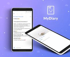 MyDiary with lock Affiche