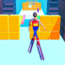 Stacky Heel Runner! - High Rails Rush 3D APK