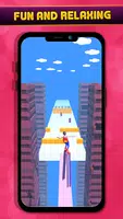 Stacky Heel Runner! - High Rails Rush 3D captura de pantalla 2