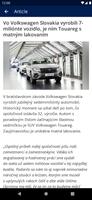 VW SK, zamestnanecká aplikácia imagem de tela 2
