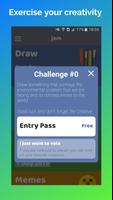 Jam - Art Challenges, Gaming and Creativity 🎨🎮 اسکرین شاٹ 1