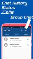 Star Chat - Free Chating, Sharing and Calling App Plakat