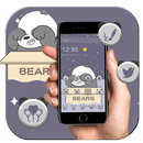 Star Night Sky Ice Bear Theme APK