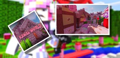 Kawaii World Mods for MCPE Plakat