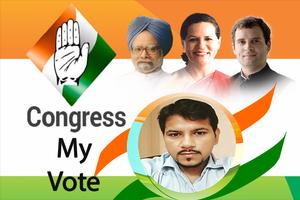 Indian National Congress INC Flex Maker โปสเตอร์