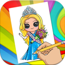 How to Draw Chibi Cute Girls - Princess APK