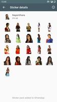 Actress Stickers - Heroine স্ক্রিনশট 2