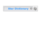 Diccionario estrella icono