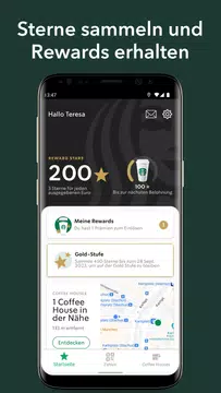 Screenshot 1 for Starbucks Deutschland