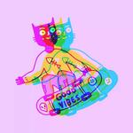 Vaporwave Skateboarding icon