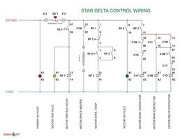 برنامه‌نما Star Delta Starter Control Diagram عکس از صفحه